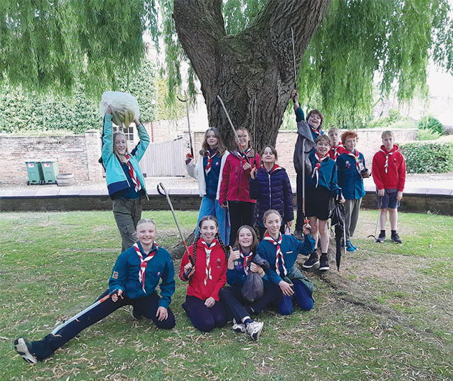 Scouts Troop - Local Litter Pick report ...as featured in The Easingwold Advertiser & Weekly News 14th June, 2025